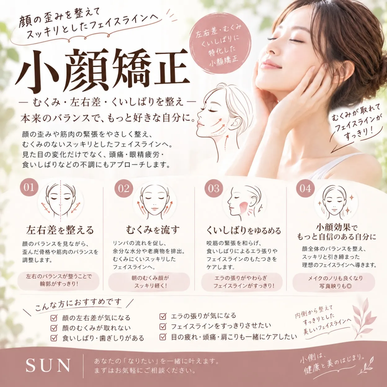 「最近、顔が大きく見える…」